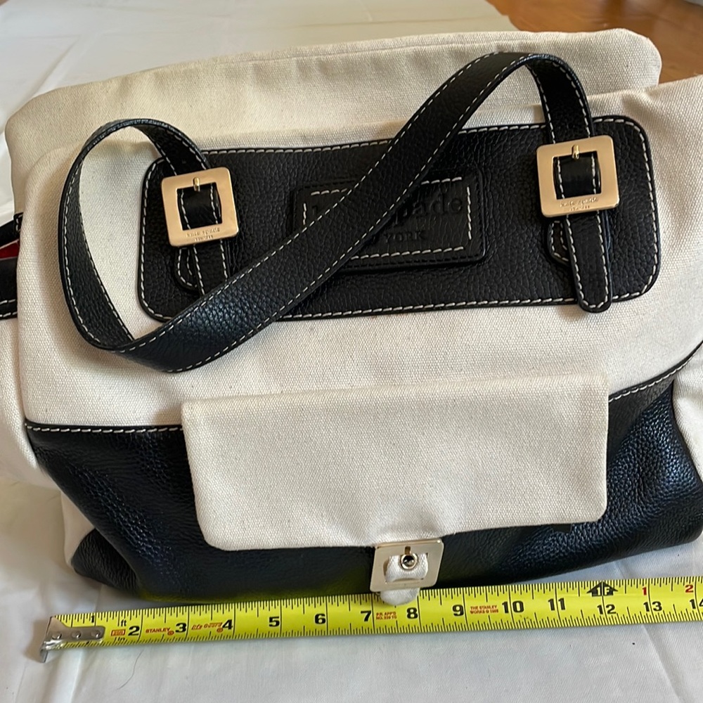 Kate Spade Travel/Baby bag Canvas/Leather Large Tote